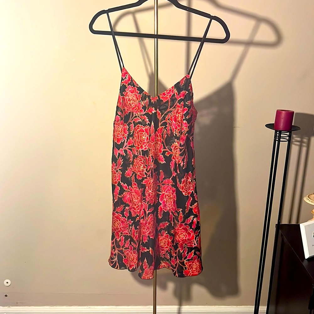Victoria’s Secret red rosy slip